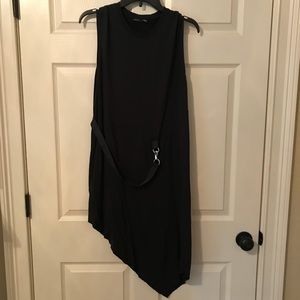 Asymmetrical midi dress